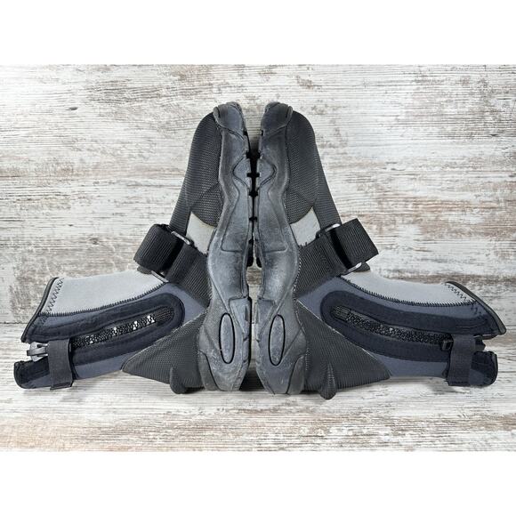 Men's NRS Titanium ATB Black/Gray Neoprene Wetshoe Boots Sz 9 - Picture 8 of 13